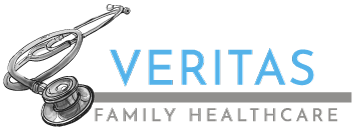 Logo mark showing physician staff for Veritas Family Healthcare